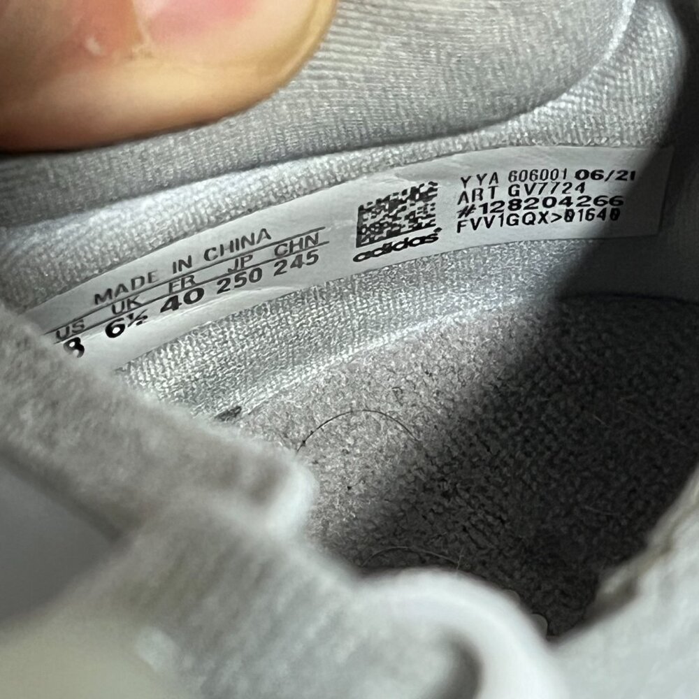 Adidas Ultraboost 21 Grey Silver Metallic Women's‎ Athletic Shoes - Picture 8 of 8